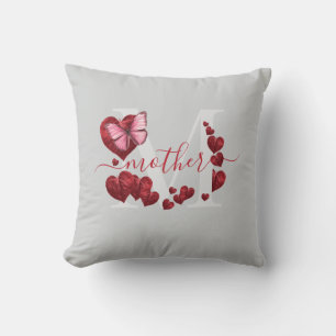 Cojín Decorativo Para mamá Mariposa Mariposa en forma de Corazón Sa