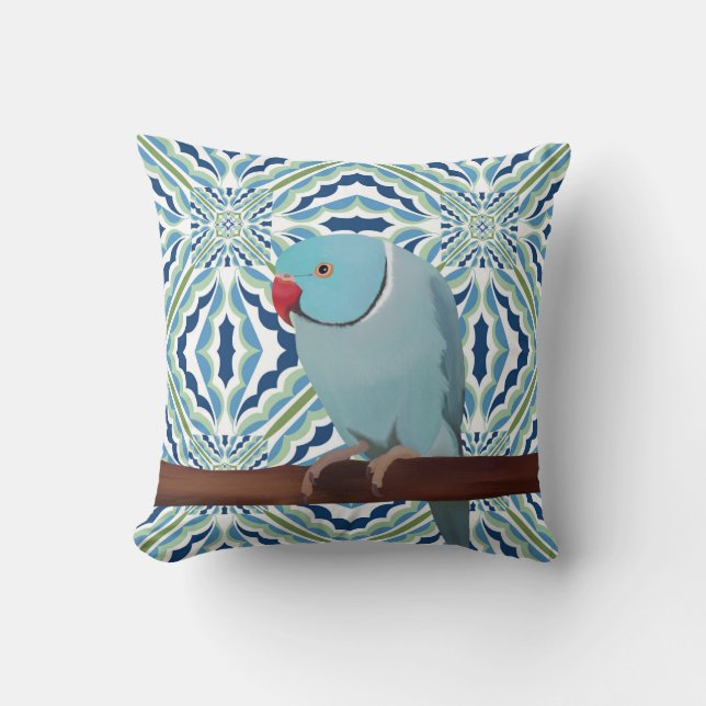 Cojín Decorativo Paracaídas azul indio (Anverso)