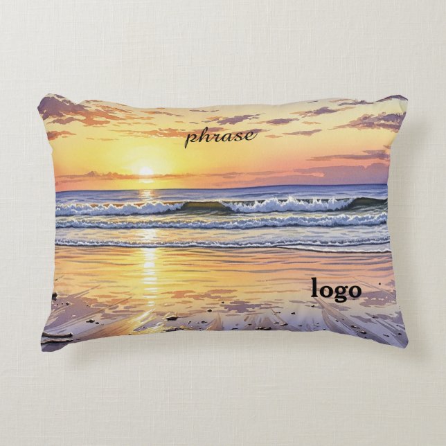 Cojín Decorativo Paradise Sunset (Anverso)