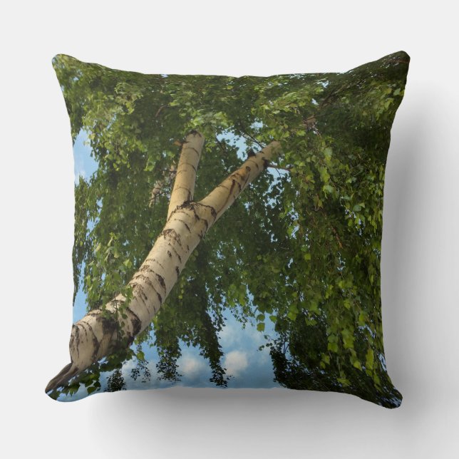 Cojín Decorativo paraguas de pájaro (Anverso)