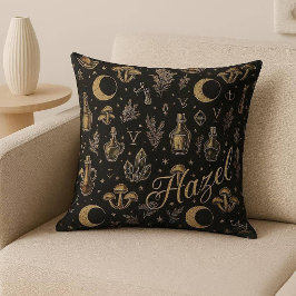 Cojín Decorativo Paraiso del Alquimista Vintage de la Botica de Bru