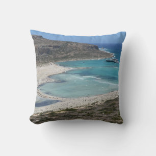 Cojín Decorativo Paraíso en Creta - Balos Lagoon Pillow