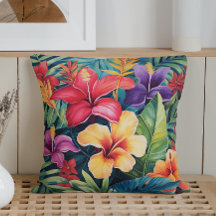 Paraíso tropical acuarela