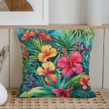 Paraíso tropical acuarela