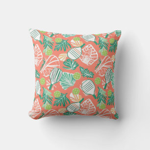 Cojín Decorativo Paraiso Tropical de Pickleball