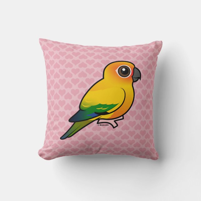 Cojín Decorativo Parakeet de Birdorable Sun (Anverso)