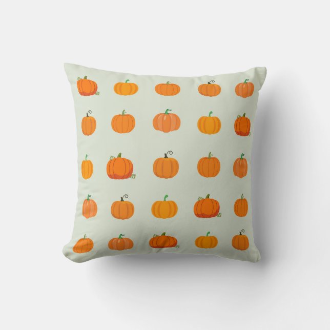 Cojín Decorativo Parche de calabaza (Anverso)