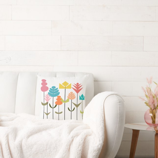 Cojín Decorativo Parche de flores (Sofá)