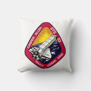 COJÍN DECORATIVO PARCHE DE MISIÓN STS-62