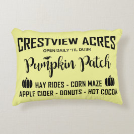 COJÍN DECORATIVO PARCHE DE PUMPKIN DE CRESTVIEW ACRES