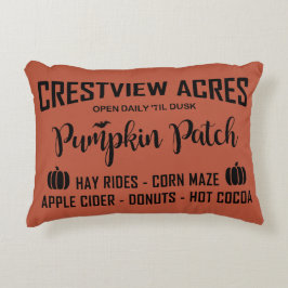 COJÍN DECORATIVO PARCHE DE PUMPKIN DE CRESTVIEW ACRES