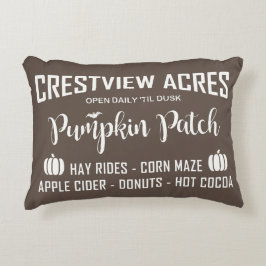 COJÍN DECORATIVO PARCHE DE PUMPKIN DE CRESTVIEW ACRES