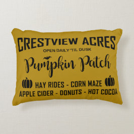COJÍN DECORATIVO PARCHE DE PUMPKIN DE CRESTVIEW ACRES