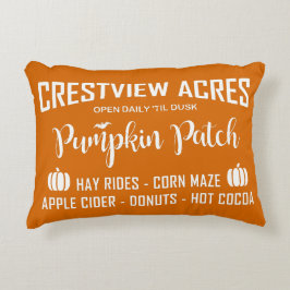 COJÍN DECORATIVO PARCHE DE PUMPKIN DE CRESTVIEW ACRES