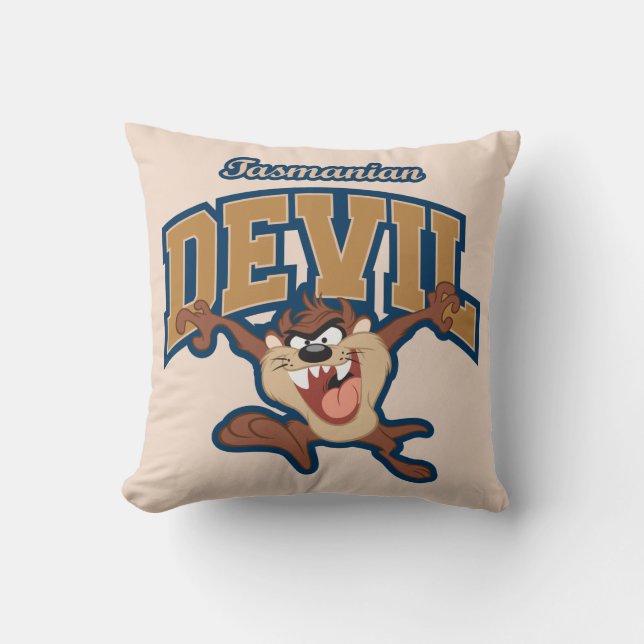 Cojín Decorativo Parche del demonio de Tasmania TAZ™ (Anverso)