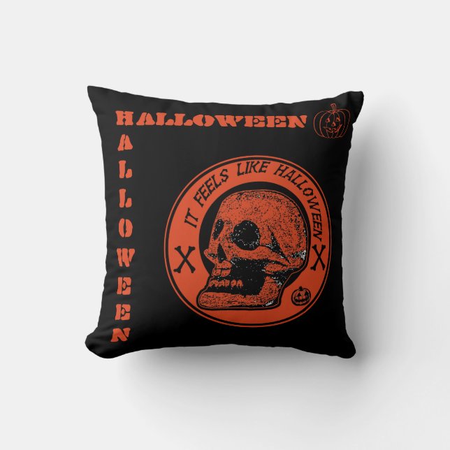 Cojín Decorativo Parece Halloween (Anverso)
