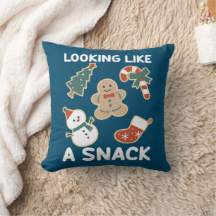 Cojín Decorativo Parece un refrigerio de dulces navideños