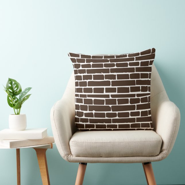 Cojín Decorativo Pared de ladrillo pared (Silla)