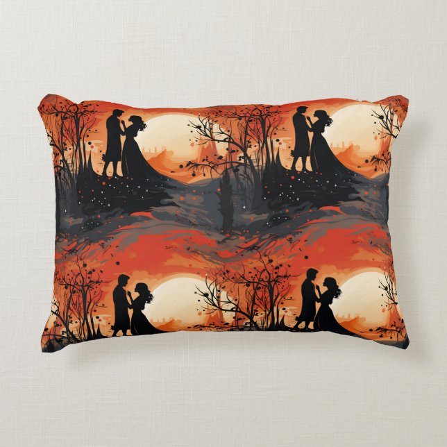 Cojín Decorativo Pareja cariñosa  (Anverso)