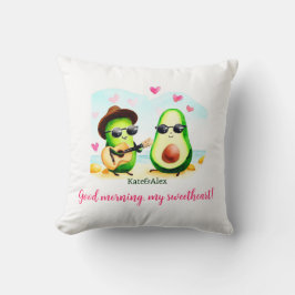 Cojín Decorativo Pareja Cute Aguacate