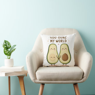 Cojín Decorativo Pareja Cute Aguacate