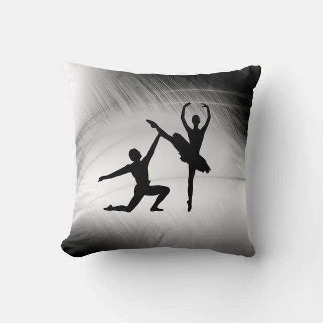 Cojín Decorativo Pareja de baile de ballet (Anverso)