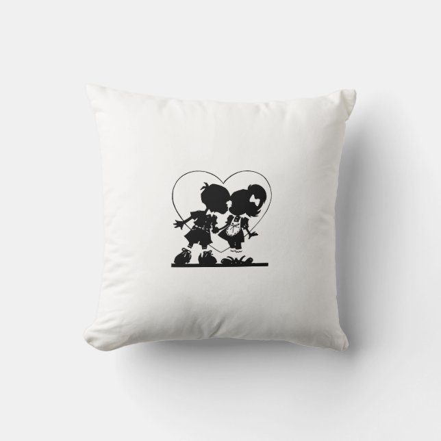 Cojín Decorativo Pareja de enamorados (Anverso)