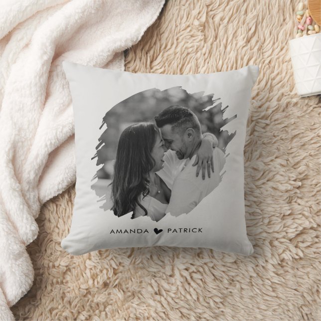 Cojín Decorativo Pareja de fotografía moderna Día de San Valentín p (Manta)