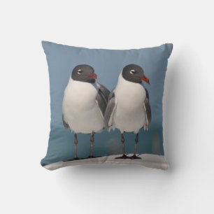 Cojín Decorativo Pareja de gaviotas de cabeza negra