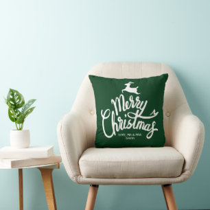 Cojín Decorativo Pareja de vacaciones sencilla Moda Sr y Sra Navida