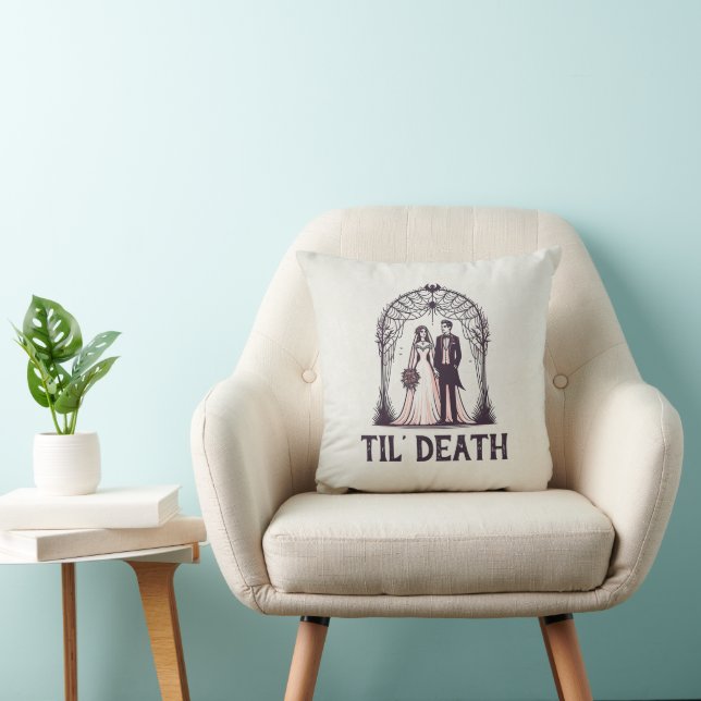 Cojín Decorativo Pareja de vampiros (Silla)