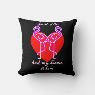 Cojín Decorativo pareja dulce de San Valentín personalizada persona