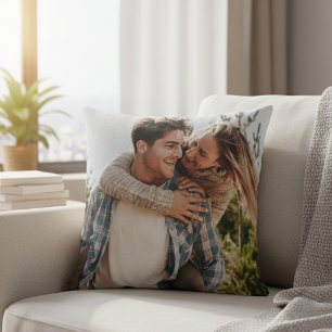 Cojín Decorativo Pareja Foto Tú Mismo Dos Imágenes Doble Lado