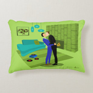 Cojín Decorativo Pareja gay retro enamorada
