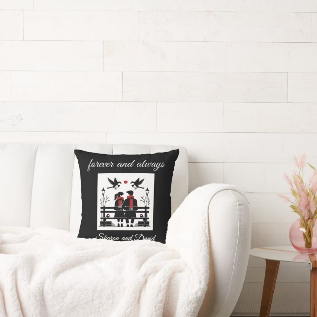 Cojín Decorativo Pareja para siempre (Sofá)