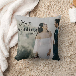 Cojín Decorativo Pareja personalizada de "Boda de Día"