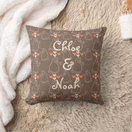 Cojín Decorativo Pareja personalizada de El día de San Valentín de