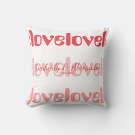 Cojín Decorativo Pareja personalizada el día de San Valentín