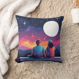 Cojín Decorativo Pareja Stargazing