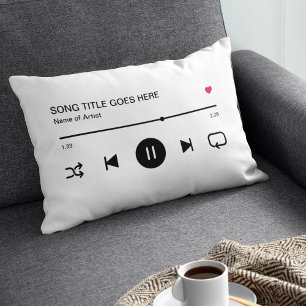 Cojín Decorativo Parejas de streaming de música personalizado