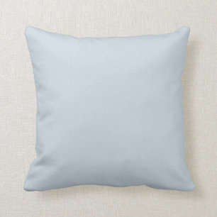 Cojín Decorativo Pares De Color Sólido De Nitidez Azul Pálido Con S