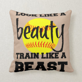 COJÍN DECORATIVO PAREZCA UN TREN DE LA BELLEZA COMO UNA BESTIA DEL