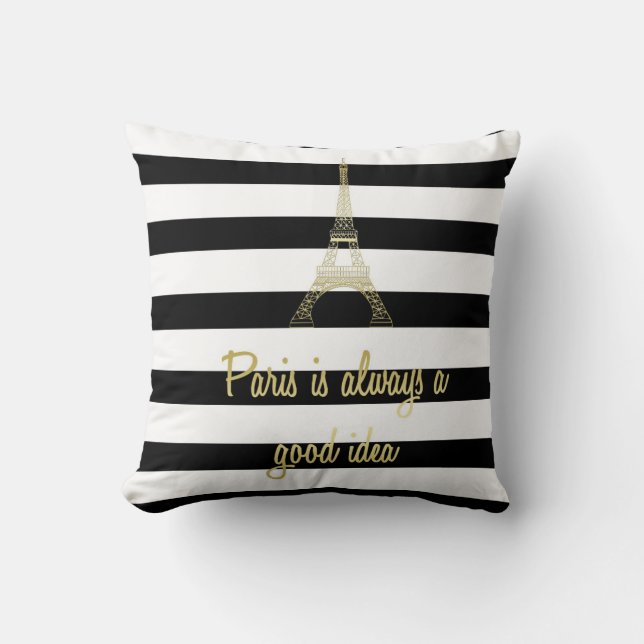 Cojín Decorativo París es siempre una buena idea (Anverso)