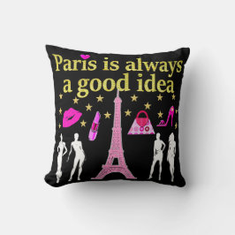 COJÍN DECORATIVO PARÍS ES SIEMPRE UNA BUENA IDEA