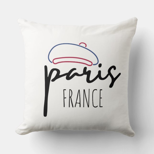 COJÍN DECORATIVO PARIS FRANCE (Anverso)