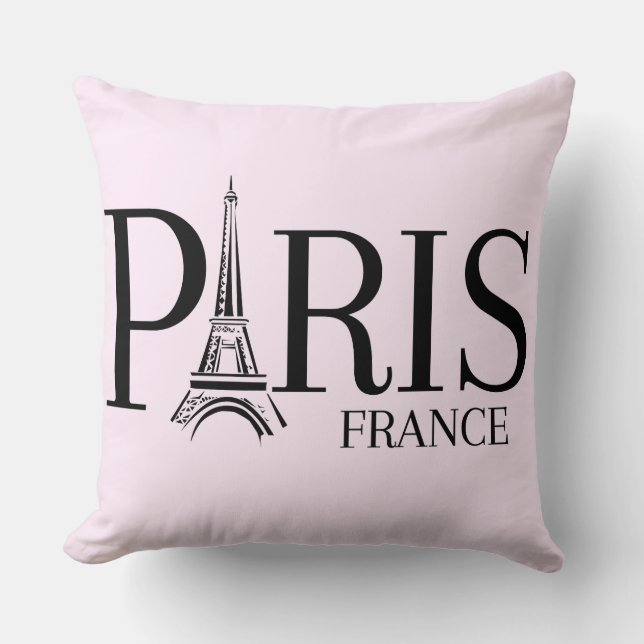 COJÍN DECORATIVO PARIS FRANCE (Anverso)