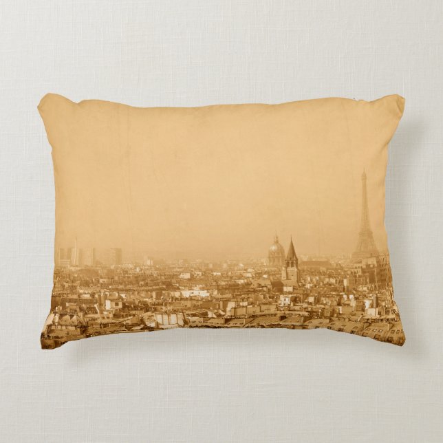 Cojín Decorativo París franceparis de estilo antiguo, antiguo, anti (Anverso)