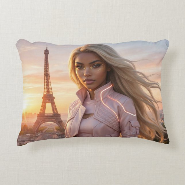 COJÍN DECORATIVO PARIS - FRANCIA (Anverso)