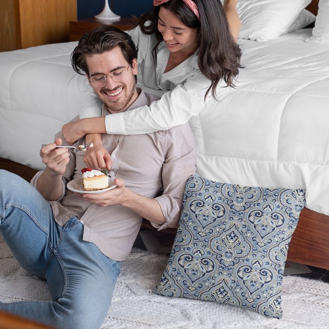 Cojín Decorativo Paris Paisley Indigo (Subido por el creador)