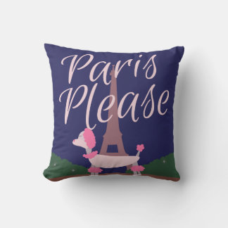 Cojín Decorativo Paris Please Poodle